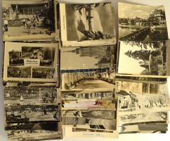 100 db MODERN fekete-fehér külföldi város képeslap / 100 modern foreign town postcards