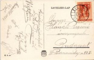 1939 Gödöllő, Királyi kastély és váróterem, Szent Flórián szobor, Erzsébet park, Hősök tere + "...