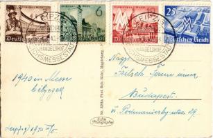 1940 Adolf Hitler. Phot. Rob. Röhr + "Leipzig Reichsmessestadt 1940" So. Stpl