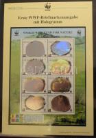 Modern külföldi anyag, benne különlegességek, arany és ezüst fóliás bélyegek, hologramos, textil, fa...