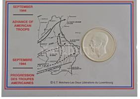 Luxemburg 1994. 500Fr Ag "A felszabadulás 50. évfordulója / I. János" bliszterben T:PP pat...