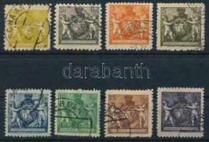 Liechtenstein 1921 Forgalmi bélyegek Mi 45-52 (45-46 "A", a többi "B") (Mi EUR 346.-)