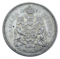 Kanada 1961. 50c Ag "II. Erzsébet" T:XF kis patina
Canada 1961. 50 Cents Ag "Elizabe...
