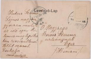 1906 Körmöcbánya, Kremnitz, Kremnica; Zólyomvölgy, Vadászkürt szálloda. Ritter Lipót J. kiadása / ho...