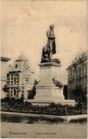 1915 Rimaszombat, Rimavská Sobota; Tompa Mihály szobra. Ifj. Rábely Miklós kiadása / statue, monument (fl)