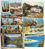 200 db MODERN megíratlan külföldi város képeslap / 200 modern unused foreign town postcards