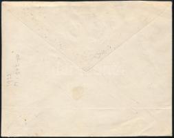 1933 WIPA emlékrepülés, Repülő teljes sor légi levélen Bécsbe