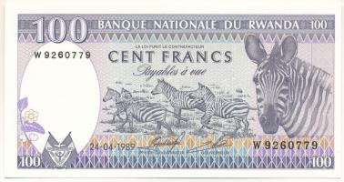 Ruanda 1989. 100Fr "W9260779" T:UNC Rwanda 1989. 100 Francs "W9260779" C:UNC Krause 19.
