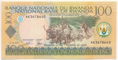 Ruanda 2003. 100Fr "AK3678640" T:UNC Rwanda 2003. 100 Francs "AK3678640" C:UNC Krause 29.