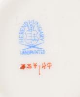 Herendi 2 db kis tálka. Kézzel festett, jelzett, hibátlan d: 6 cm, 9 cm