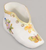 Herendi Viktória mintás cipő Kézzel festett, jelzett, hibátlan 10 cm