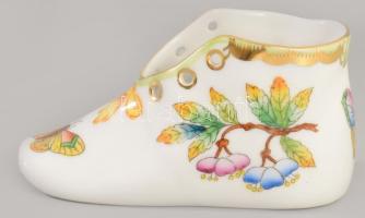 Herendi Viktória mintás cipő Kézzel festett, jelzett, hibátlan 10 cm