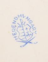 Herendi Viktória mintás cipő Kézzel festett, jelzett, hibátlan 10 cm