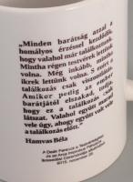 Szabadkőműves feliratos kerámia bögre. 9 cm + plakett