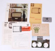 Vegyes Orionnal kapcsolatos reklám tétel, 11 db