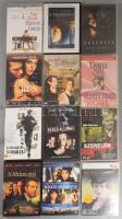 12 darab filmes DVD, közte Hiúság vására, A félelem órái, Végső állomás, A hallgatás szabálya, Forrest Gump, Darkness, stb.