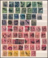 USA bélyegek néma bélyegzéssel, A/4-es berakólapon