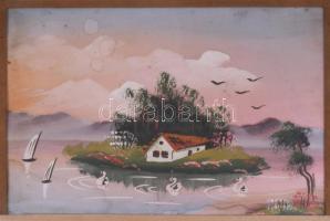 3 darab retro falidísz kép, h: 30 cm alatt