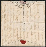 ~1851 9kr HP II kiemelt középrésszel, lemezhiba a pajzscsúcson, levélen "VESZPRIM" - Jászb...