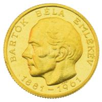 1961. 50Ft Au "Bartók Béla" (3,86g/0.986) T:UNC Hungary 1961. 50 Forint Au "Béla Bartók" (3,86g/0.986) C:UNC Adamo EM14, Krause KM#562