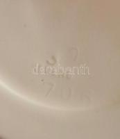 Herendi csésze alátéttel, benyomott jelzéssel, d: 14,5 cm