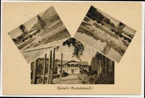 1944 Maroshévíz, Oláhtoplica, Toplica, Toplita; Bánffy fürdő. Aszalós Erzsébet kiadása / Baia Bánffy / spa, bathhouse, swimming pool