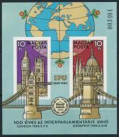 1989 Interparlamentáris Unió (II.) vágott blokk (4.500)