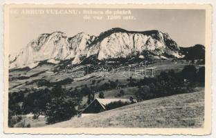 Abrudbánya, Abrud; Abrud-Vulcanu, Stanca de piatra de var / Mészkő sziklák / limestone cliffs (EK)