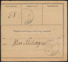 1917 Tábori posta csomagszállító