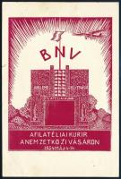 1934 LEHE blokk BNV alkalmi légiposta lapon