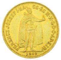 1912KB 10K Au "Ferenc József - Fiume címer" (3,42g/0,900) T:AU Hungary 1912KB 10 Korona Au "Franz Joseph - Fiume" (3,42g/0,900) C:AU Adamo #K8, Krause KM#485