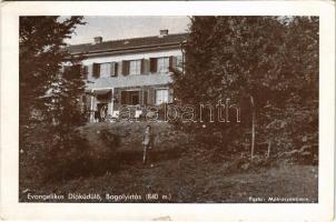 Mátraszentimre, Bagolyirtás (840 m), Evangélikus diáküdülő. Glatz József (kis szakadás / small tear)