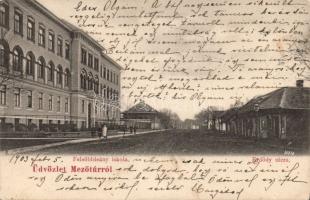 Mezőtúr Erdődy utca a Felsőbb Leányiskolával