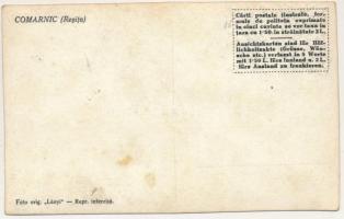 Resicabánya, Resica, Resicza, Resita; Comarnic cseppkőbarlang, belső / Pestera Comarnic / stalactite...