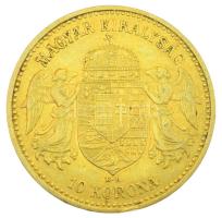 1894KB 10K Au "Ferenc József - Fiume címer" (3,38g/0,900) T:XF
Hungary 1894KB 10 Korona A...