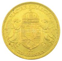 1914KB 20K Au "Ferenc József" (6,83g/0,900) T:AU
Hungary 1914KB 20 Korona Au "Franz ...
