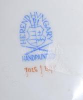 Herendi arany levélmintás váza. Jelzett, repedéssel, m: 25,5 cm