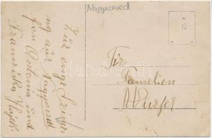 Nagyszered, Nagyszredistye, Veliko Srediste; cséplés gőzgéppel / treshing with steam treshing machin...