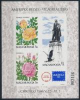1986 AMERIPEX vágott blokk (5.000)