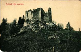 1913 Znióváralja, Klastor pod Znievom; várrom. G. 5904. (W.L. ?) / Zámok Zniov, Znievsky hrad / castle ruins (EM)