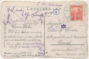 1918 Lugos, Lugoj; Komitats-Krankenhaus / Vármegyei közkórház. Nagel Sándor kiadása / hospital (ázot...