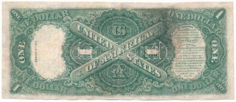 Amerikai Egyesült Államok 1917. 1$ "United States Note" piros pecséttel, "T24691897A&...