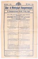 1929 Állat- és növénykerti hangverseny plakátja 32x45 cm