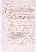 1716 Brogyán (Brodzany, SK, Felvidék) A Kvassay család tagjai között kelt osztályos egyezség, a hagyatéki tárgyak felsorolásával 6 magyar nyelven kézzel írt oldalon 9 gyűrűspecséttel