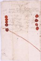 1716 Brogyán (Brodzany, SK, Felvidék) A Kvassay család tagjai között kelt osztályos egyezség, a hagy...