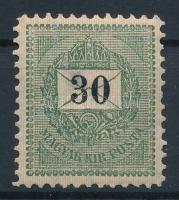 1889 30kr 11 1/2 fogazással