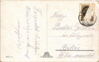 1942 Beszterce, Bistritz, Bistrita; Mussolini utca, görög katolikus templom, Magyar utca, református...