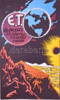 E.T. játék figura + hozzá karton reklámanyag, m: 18 cm