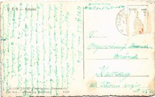 1943 Dés, Dej; Sétatér, magyar katona / promenade, soldier (Rb)