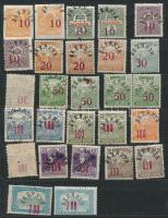 Baranya II 1919 27 db bélyeg, Bodor vizsgálójellel